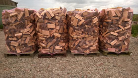 6.8 Cubic Meters Loose Tipped Ready To Burn Hardwood Logs